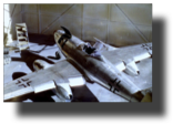 Messerschmitt Me 262. Scratch built in metal by Rojas Bazán. 1:15 scale.